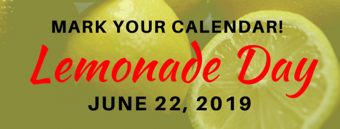 Mark Your Calendar for Lemonade Day 2019!